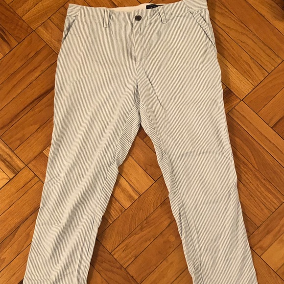 Gap blue and white striped pants, size 8 - Picture 1 of 2